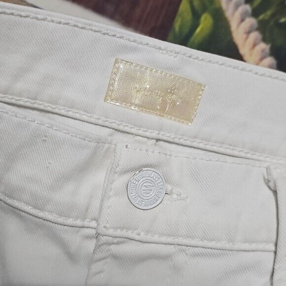 Mother White Glass Slipper Rascal Jeans Size 30 - Picture 2 of 10